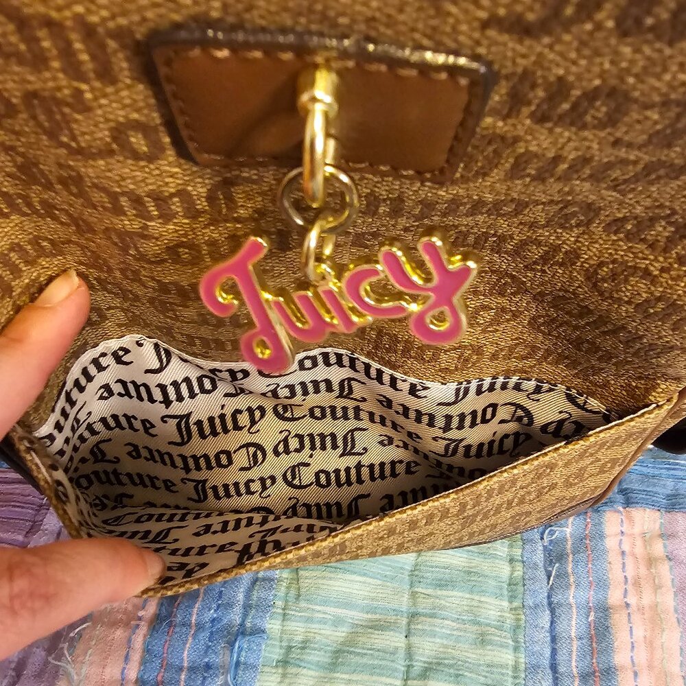 Juicy Couture Back Pack Tan and Brown NWT - Picture 3 of 6